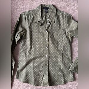 Club Monaco polka dot shirt